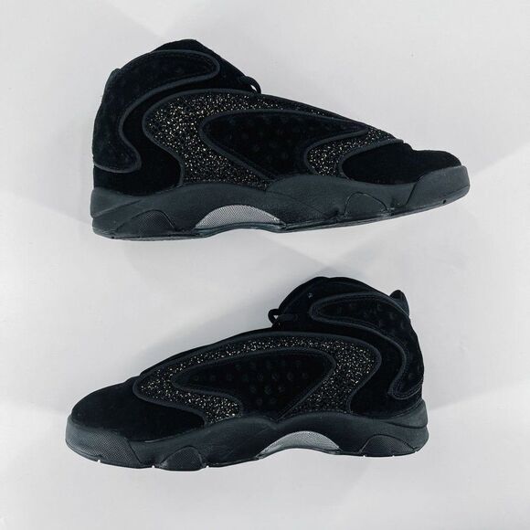 Air Jordan OG Metallic Gold Glitter Black Glistens Sneakers Womens 10 DO1850 007 - Picture 5 of 8